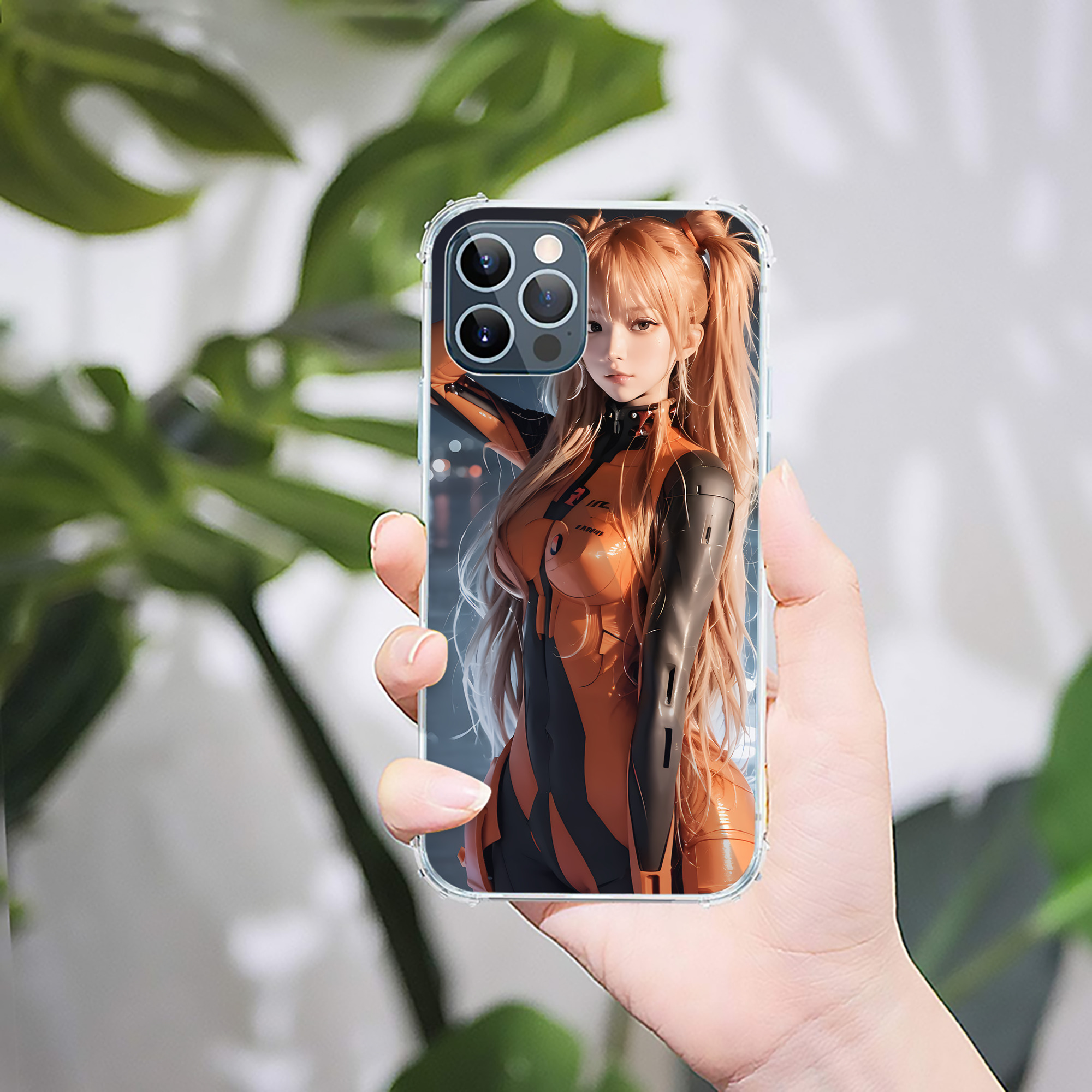 （画像用） EVA 新世紀エヴァンゲリオン 【iPhone 12シリーズ対応】透明スマホケース（クリアソフトケース）